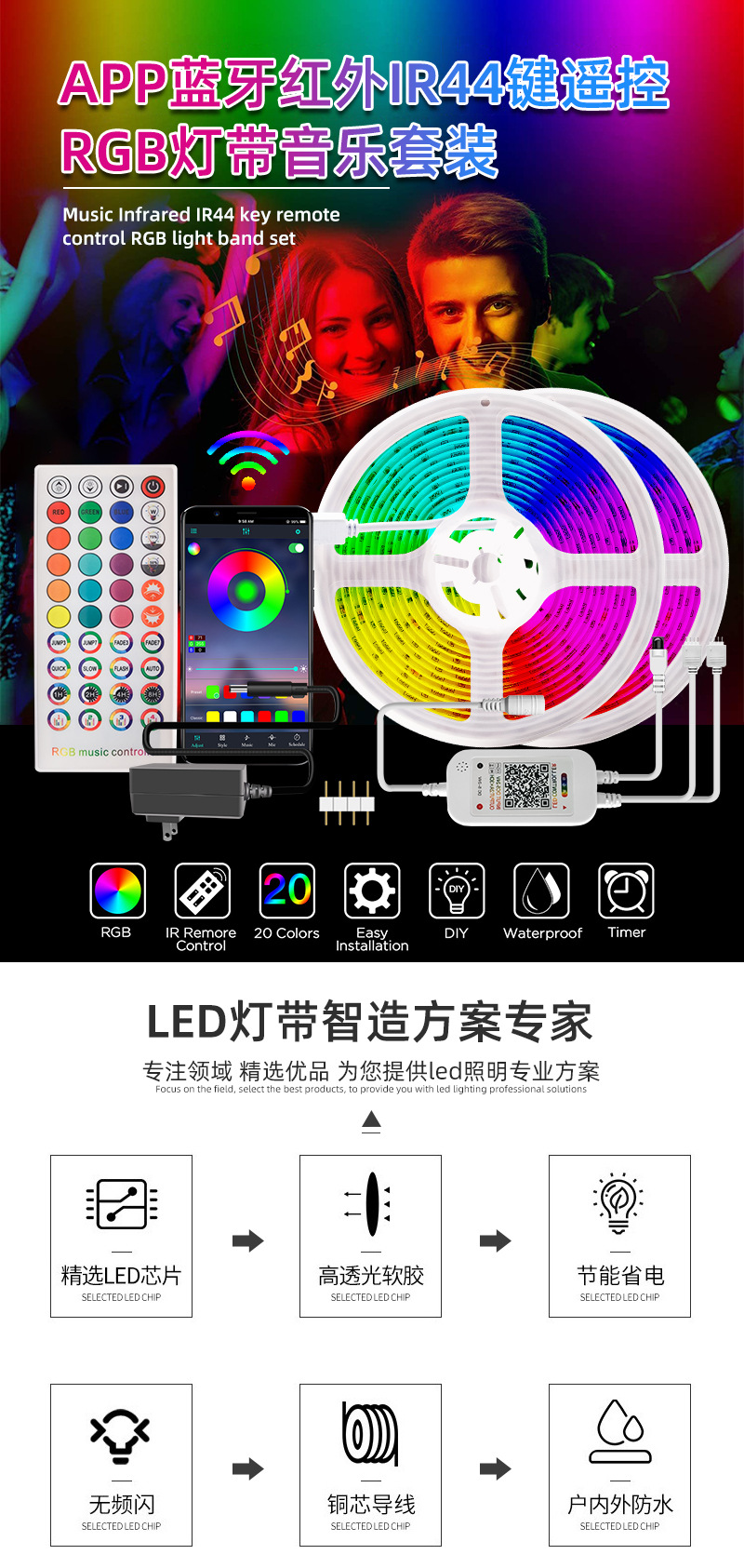 rgb灯带套装 2