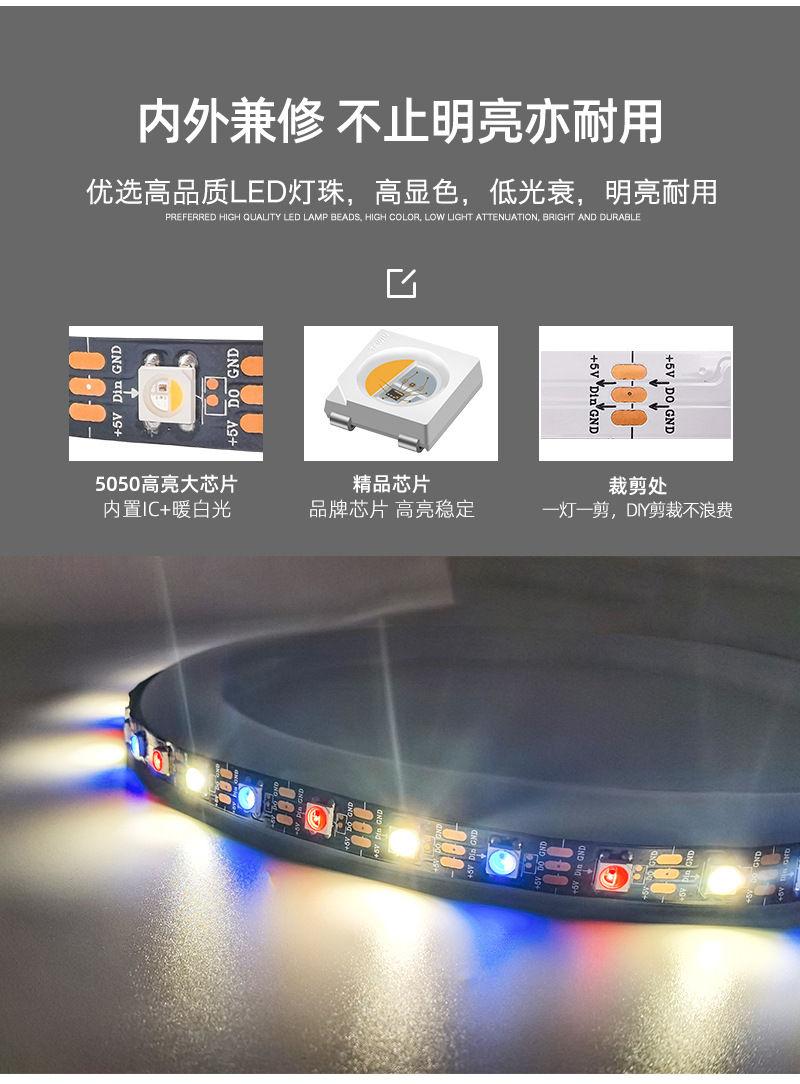 rgbw灯带 幻彩四合一4