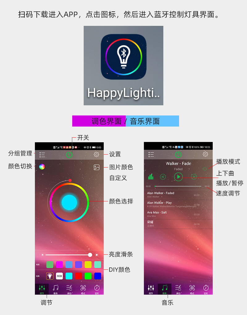 rgb电视背景灯带7
