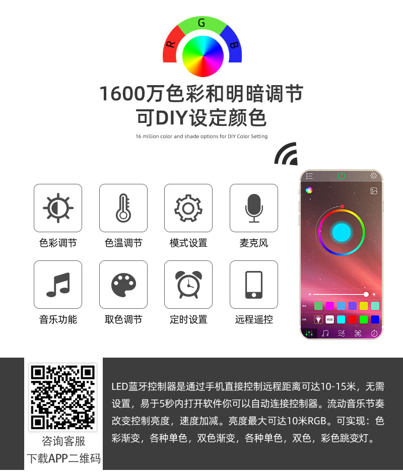 rgb电视背景灯带6