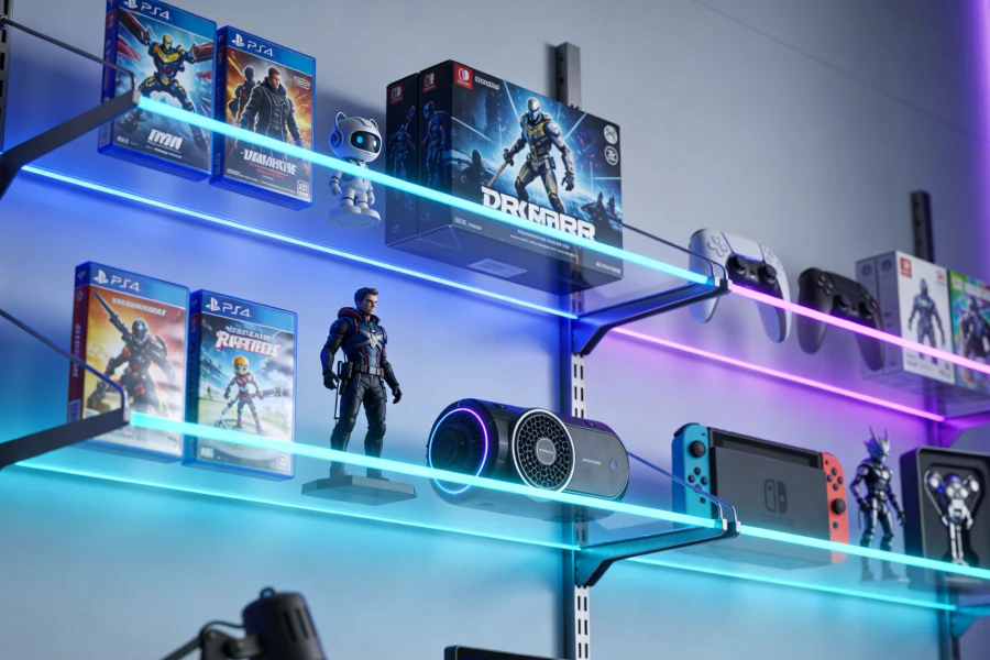 Collectible-Showcase-2026-Gaming-Shelves-Highlighted-by-Dynamic-RGB-Lighting-for-Premium-Display Collectible-Showcase-2026-Gaming-Shelves-Highlighted-by-Dynamic-RGB-Lighting-for-Premium-Display