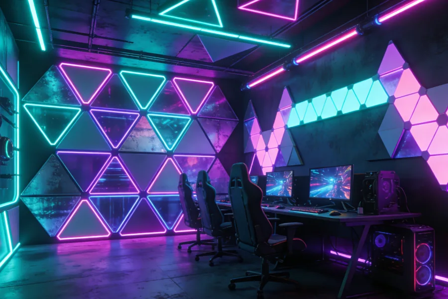 Geometric-Light-Extravaganza-2026-Gaming-Room-with-Interwoven-Triangle-Hexagon-and-LED-Strip-Lighting Geometric-Light-Extravaganza-2026-Gaming-Room-with-Interwoven-Triangle-Hexagon-and-LED-Strip-Lighting